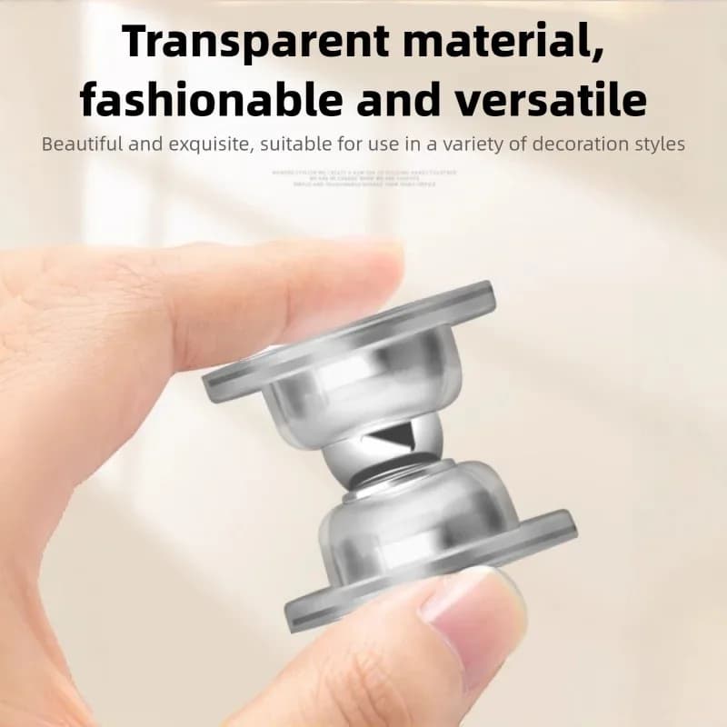 Fermaporta Magnetico Non Dannoso – Fermaporta Domestico Silenzioso Anticollisione e Antivento con Ventosa Corta in Silicone