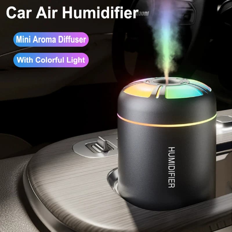 180ML Auto Mini Diffusore di Aroma Profumo Umidificatore Olio Essenziale Purificatore Aromaterapia Luci di Colore Per Auto Casa Camera Da Letto