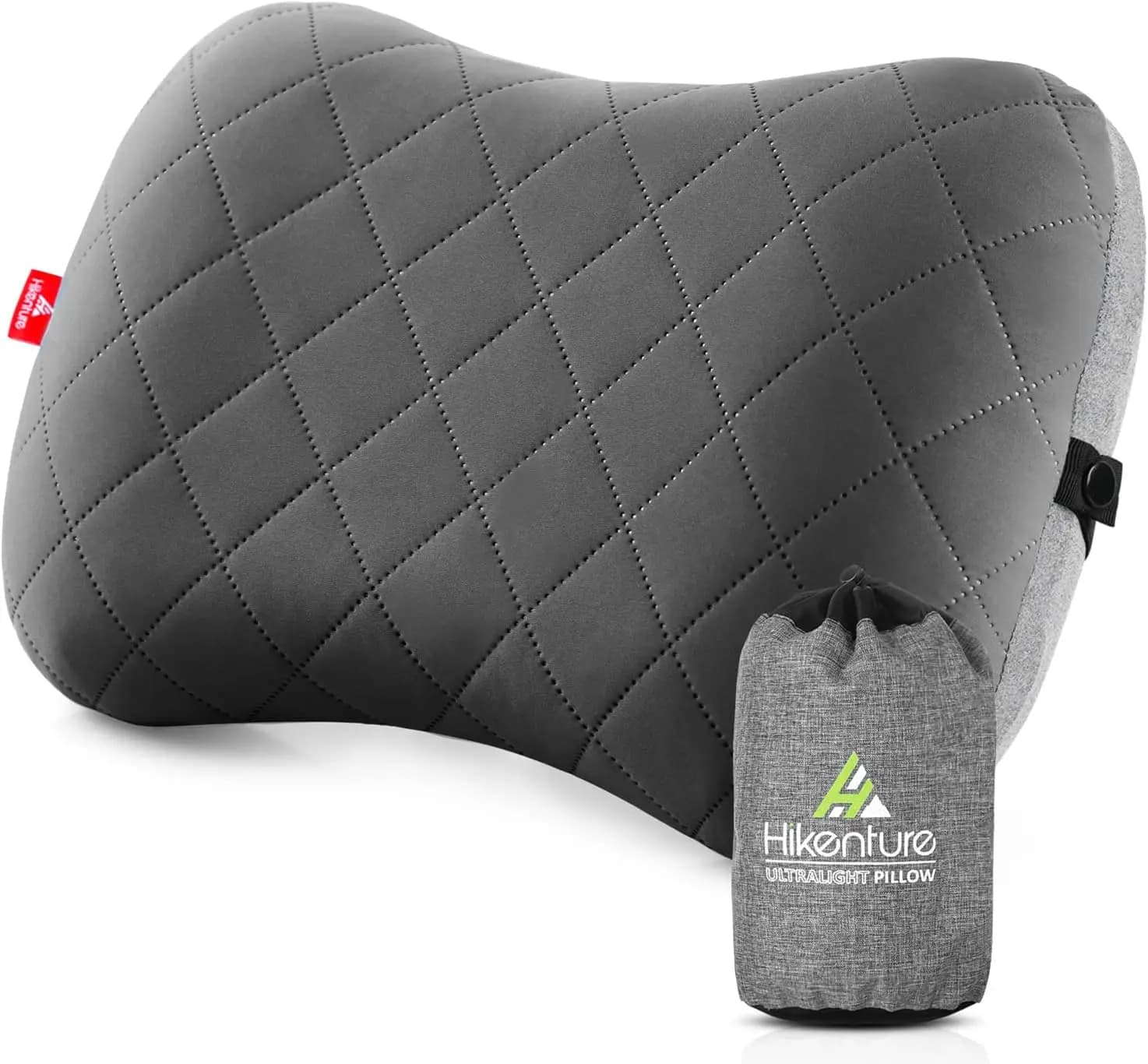 Cuscino da campeggio gonfiabile ultraleggero con fodera rimovibile e lavabile per supporto cervicale e lombare, ideale per viaggi, escursioni e backpacking