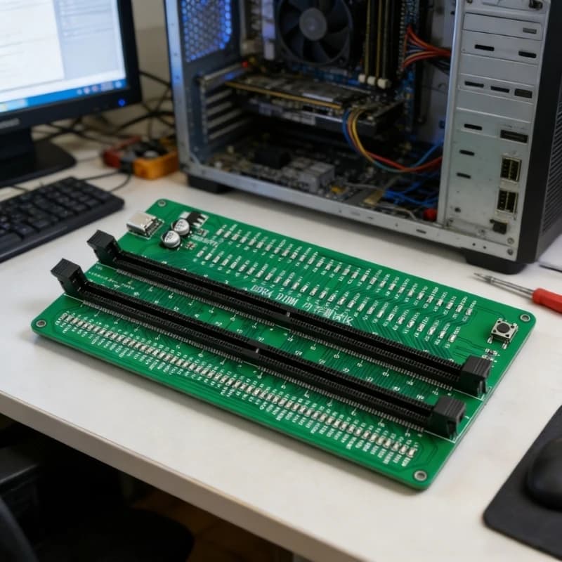 Strumento test della memoria per notebook DDR4 DIMM con luce LED Tester memoria della scheda diagnostica per desktop K1KF