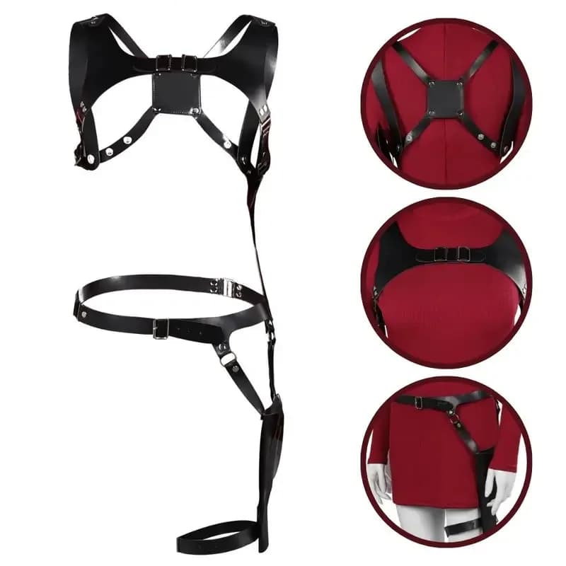 Resident Remake Evil 4 Ada Wong Cintura Cosplay Cintura Travestimento Donne adulte Accessori per abiti Fantasia Puntelli di carnevale di Halloween