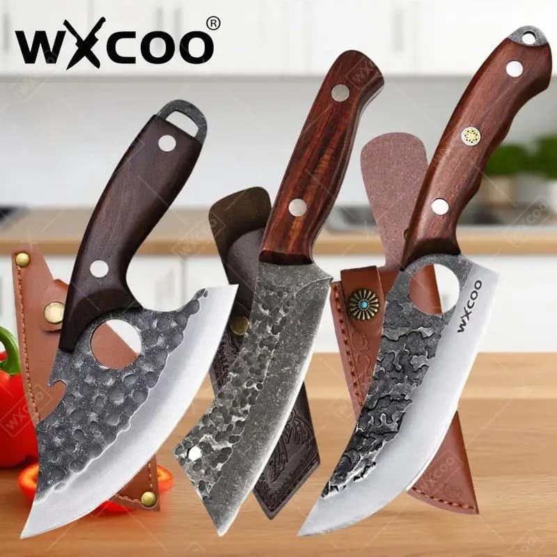 WXCOO Professional bone knife Kitchen knives Meat knife Fruit knife Kitchen knives Kitchen knives Stainless steel chef knife