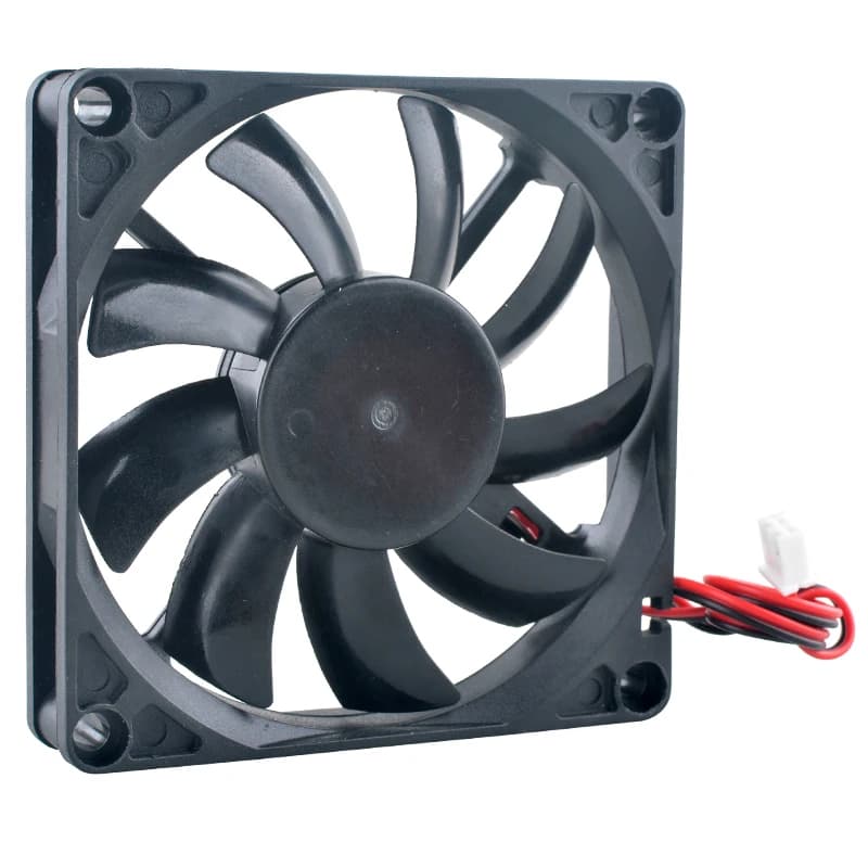 ACP8015 Ventola di raffreddamento ad alta velocità da 80 mm 80x80x15 mm DC 5 V/12 V/24 V Flusso assiale a 2 pin per alimentatore/attrezzature industriali