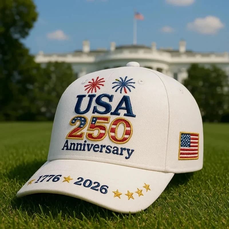 Nuovo Cappellino da Baseball 2025 per il 250° Anniversario degli Stati Uniti, Cappello da Sole Unisex per Uomo e Donna, Stile Hip Hop per il Tempo Libero