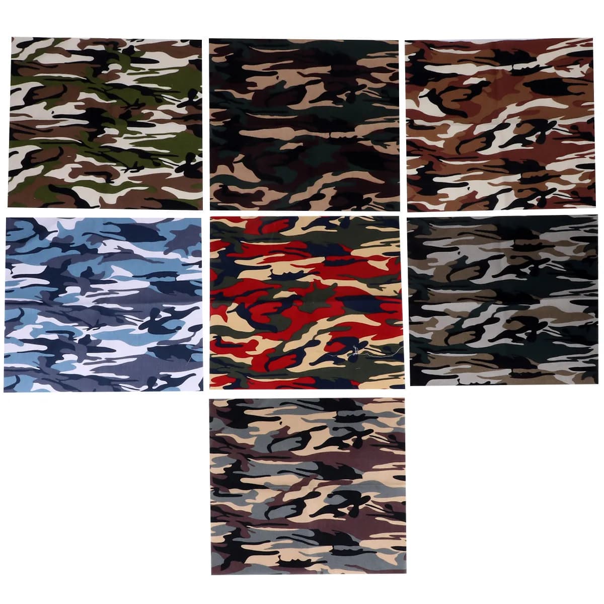 Camouflage Fabric Cotton Material DIY H made Crafts Patchwork Cloth Sewing Accessories Ideal for Home Decor Pillows Drapes Soft