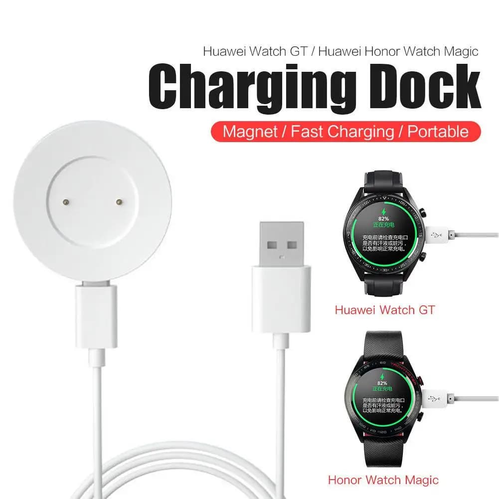 Caricabatterie per Huawei Watch GT Smart Watches GT2e GT2 42mm 46mm Sport Classic Active Honor cavo USB ricarica Wireless portatile