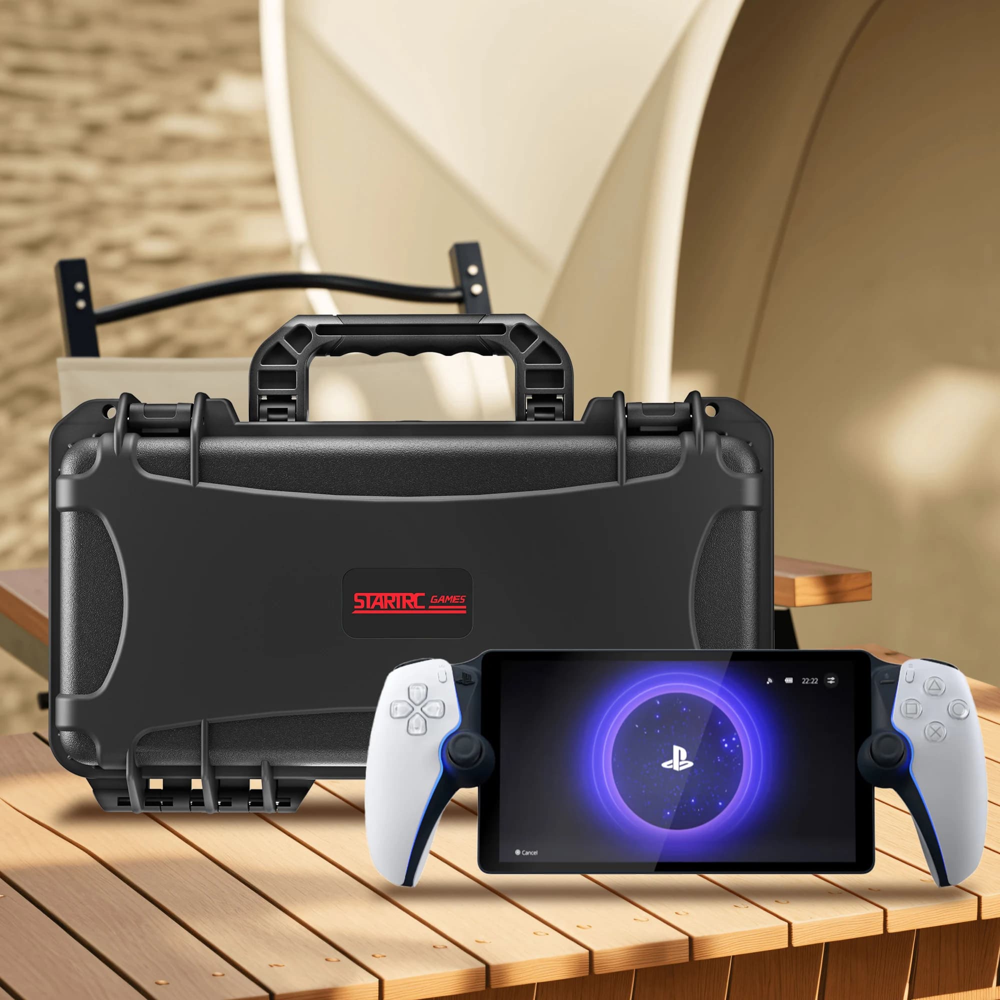 Per PS Portal custodia per console streaming Valigia portatile a prova di caduta Accessori per custodia protettiva per console di gioco di sicurezza