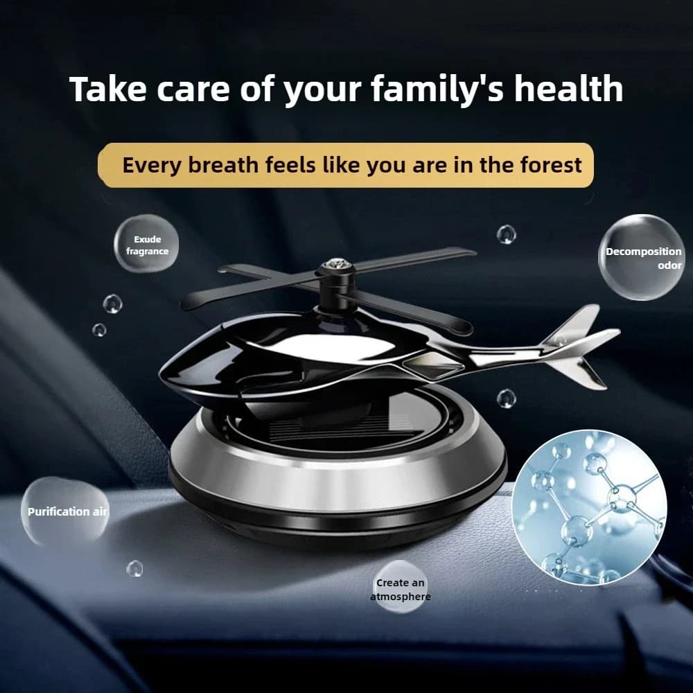 Deodorant for aromatherapy environments for solar helicopter car with perfume fragrance decoration gift