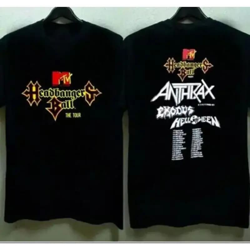 Vtg Headbangers Ball Tour 1989 t shirt