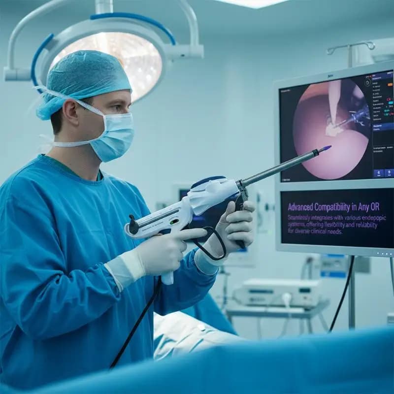 Ricariche per Cucitrice Lineare Endoscopica Monouso 45mm, Strumenti Laparoscopici in Acciaio Inossidabile di Grado Medicale per Uso Ospedaliero