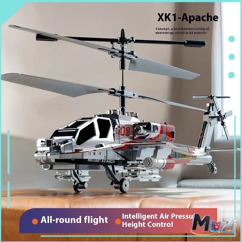 Xk1 3.5ch Remote Control Helicopter 2.4g Mini Airplane Altitude maintenance Mini drone with LED lights Kids Gifts Girls