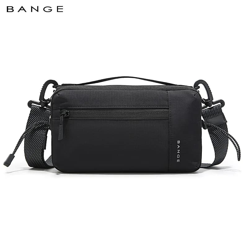 BANGE Borsa a tracolla da uomo leggera casual impermeabile unisex morbida quotidiana