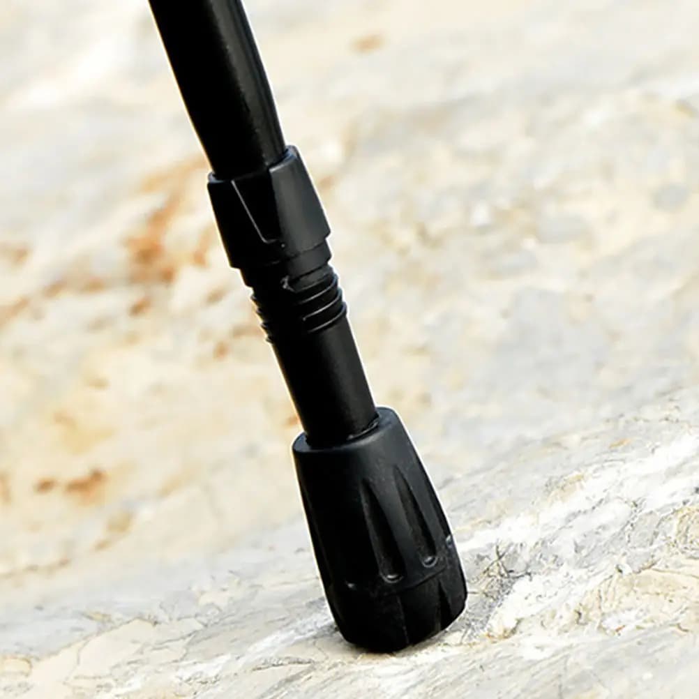 8Pcs Lightweight Wear Resistant Rubber Trekking Pole Tip Protectors for Hiking Walking Sticks Climbing Camping Rugged Trails