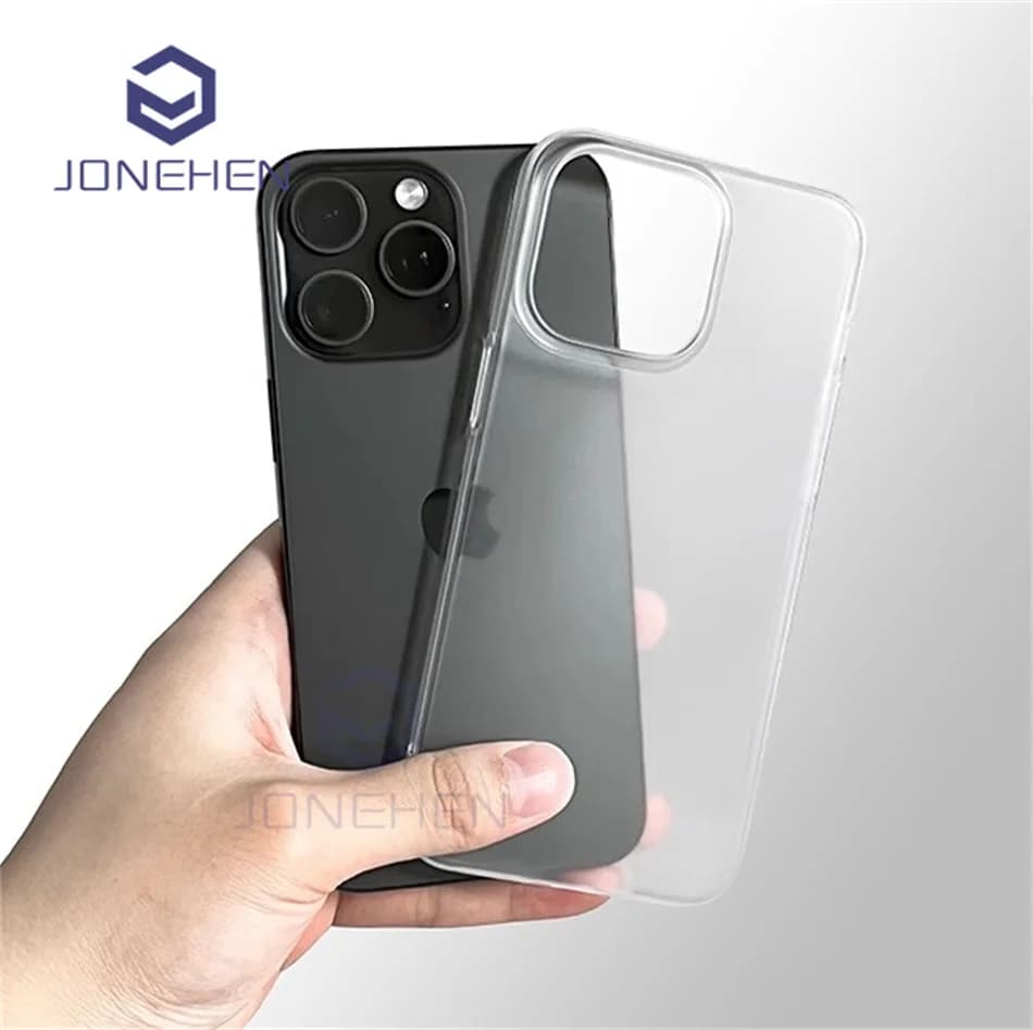 Ultra Thin Hard PC HD Clear Case For iPhone 17 Air 16 15 14 13 12 Pro Max Shockproof Slim Silky Skin Frosted Translucent Cover