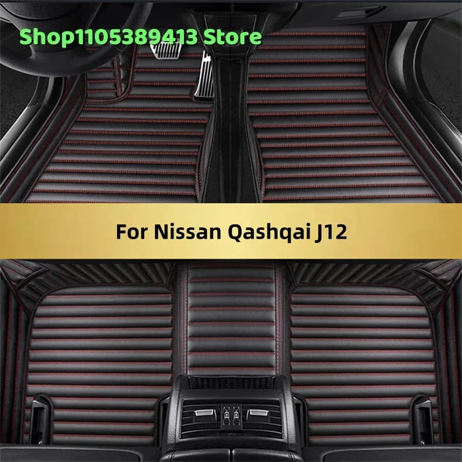 Custom Car Car Mats for Nissan Qashqai J12 2024 2025 2026 2027 2028 Car Carpet Accessories