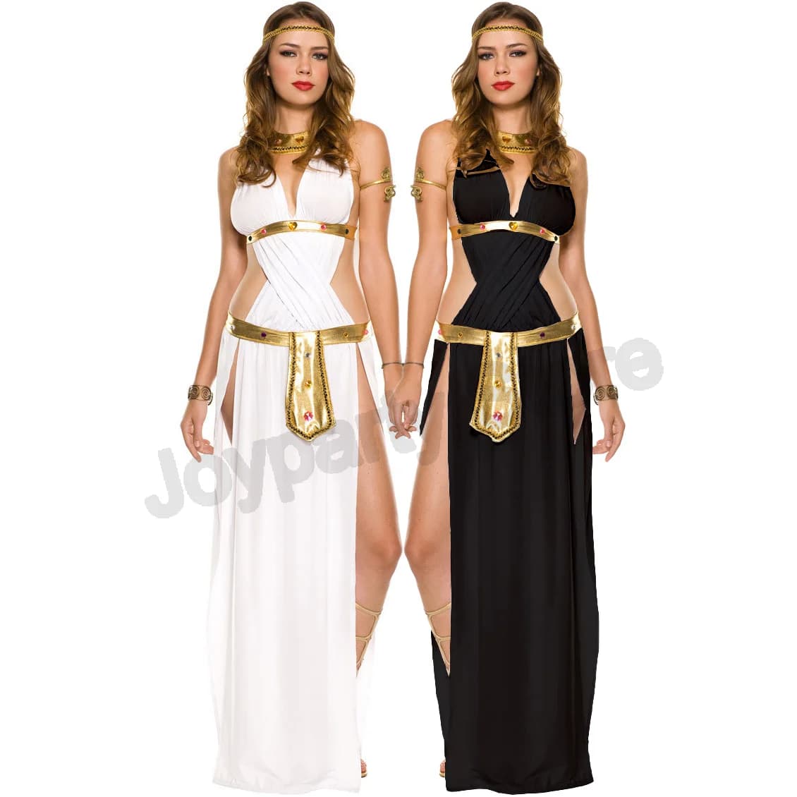 Ancient Greek Myth Costume Black White Roman Egyptian Princess Cosplay Fancy Party Dress Carnival Halloween Acting costume