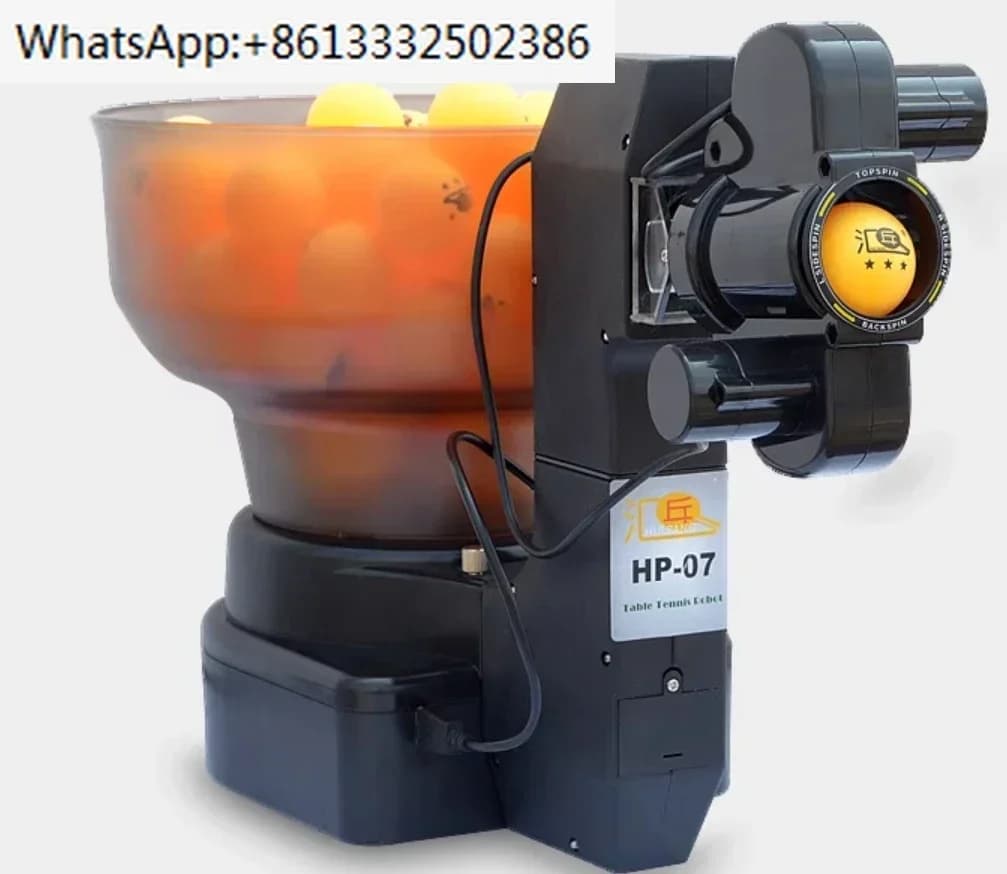 Macchina Automatica per Palline da Ping Pong con 36 Rotazioni per Allenamento Domestico HP-07 - Robot Lanciapalline da Tavolo