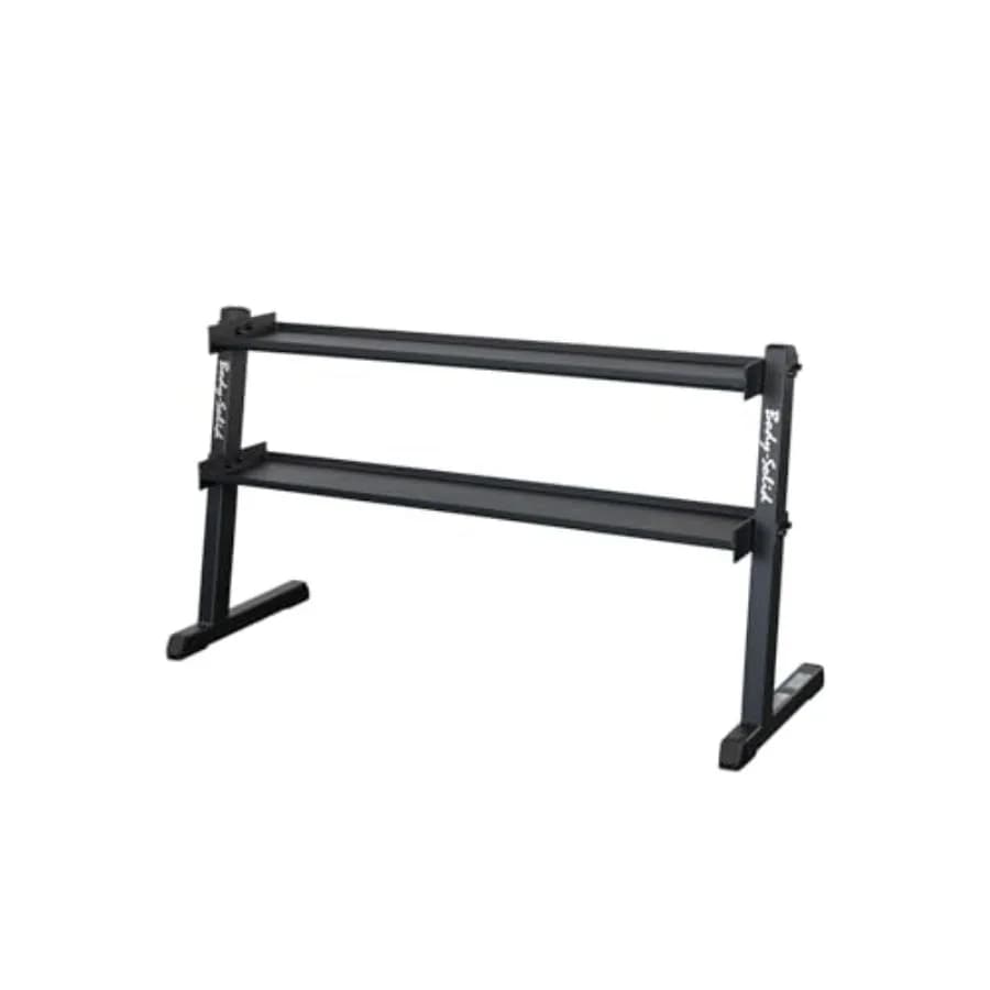 (GKR60) 2-tier Kettlebell Rack, 1000-powder weight support, Commercial and Home Gym Strength Training Organizer