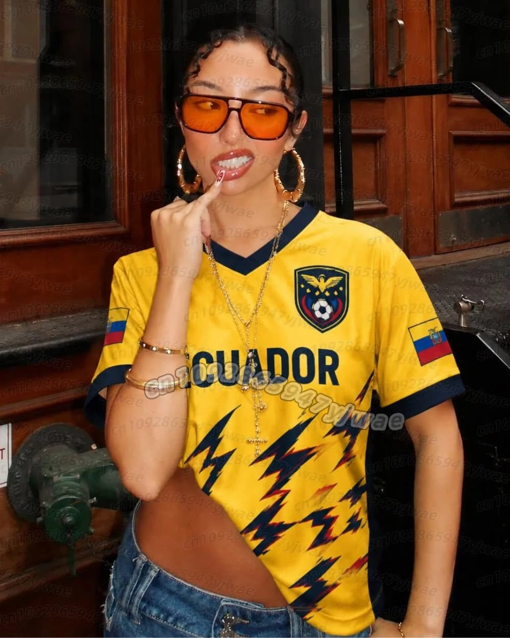 26 Summer Men's&Women's Ecuador Soccer FANS Jersey Gift For Lovers Tee Fan Gift Plus Size Street fans T-shirt men hoodies