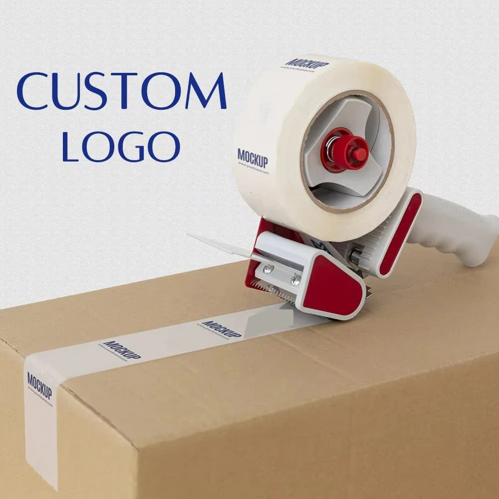 Stampa personalizzata Nastri adesivi trasparenti o colorati con LOGO personale Slogan pubblicitario di marca per l'imballaggio sigillante di scatole di cartone