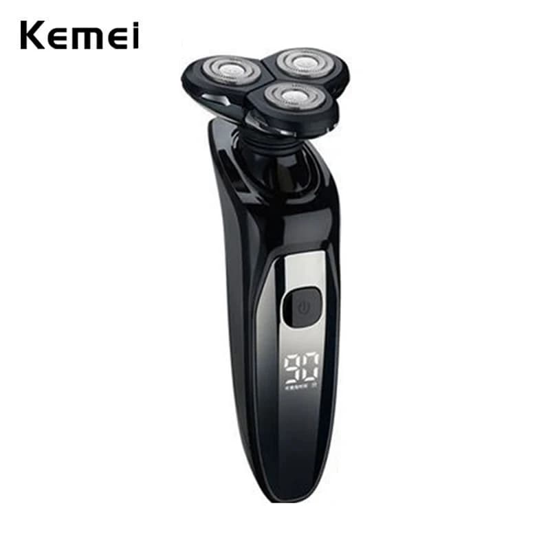 Kemei Display LCD rasoio elettrico impermeabile uomo rasoio per barba asciutto bagnato macchina per rasatura facciale ricaricabile serie Philips 7000