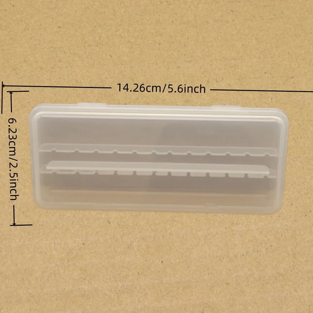 Portable Box for 12 Nail Drill Tips - Organizer for 2,35mm Tips for Exhibition and Home