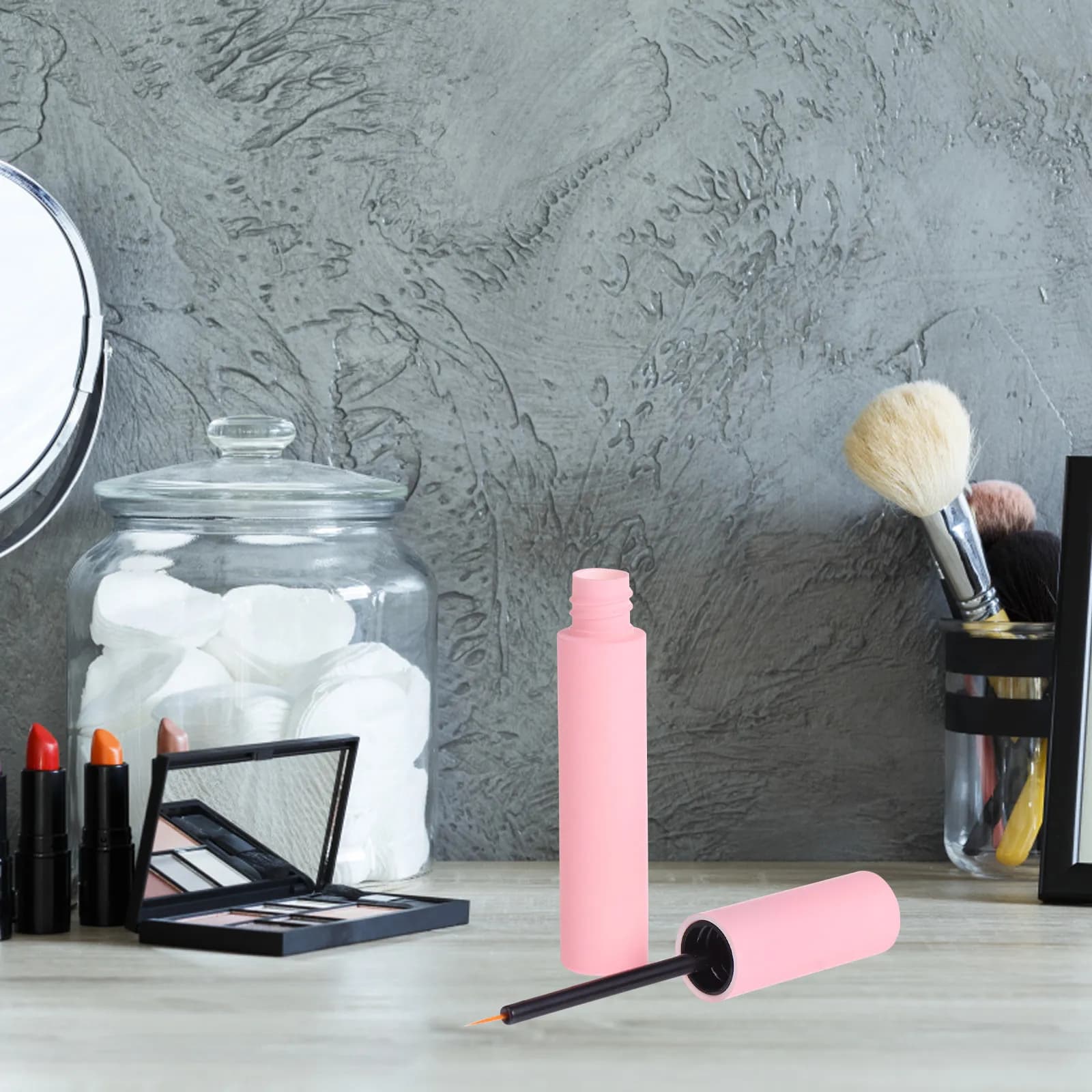 10 Pezzi Tubetti Vuoti Portatili per Mascara, Flaconi Ricaricabili per Liquido Crescita Ciglia, Contenitori in Plastica per Crema Ciglia, Bottiglie per Trucco