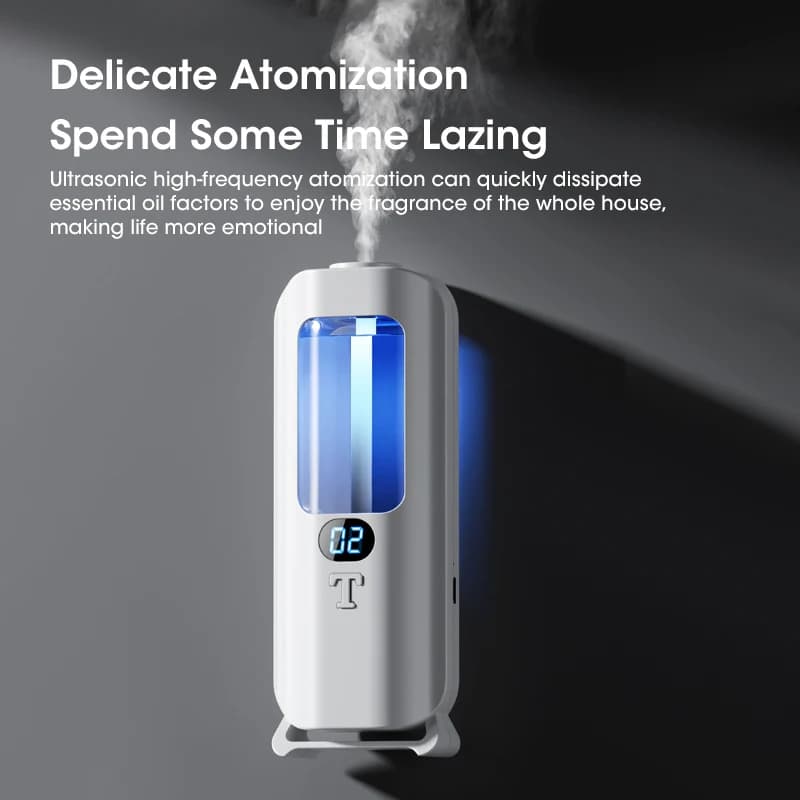 Mini USB Desktop Essential Oil Diffuser Intelligent Aromatherapy Machine Air Purifier Deodorization Nebulizer For Home