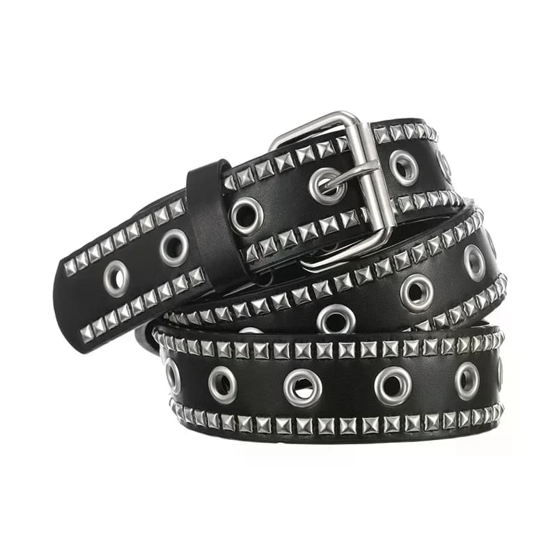 Cintura in bronzo alla moda, cintura in metallo per uomo e donna, cintura punk con accessori in metallo per jeans, cintura Y2K, cintura da donna