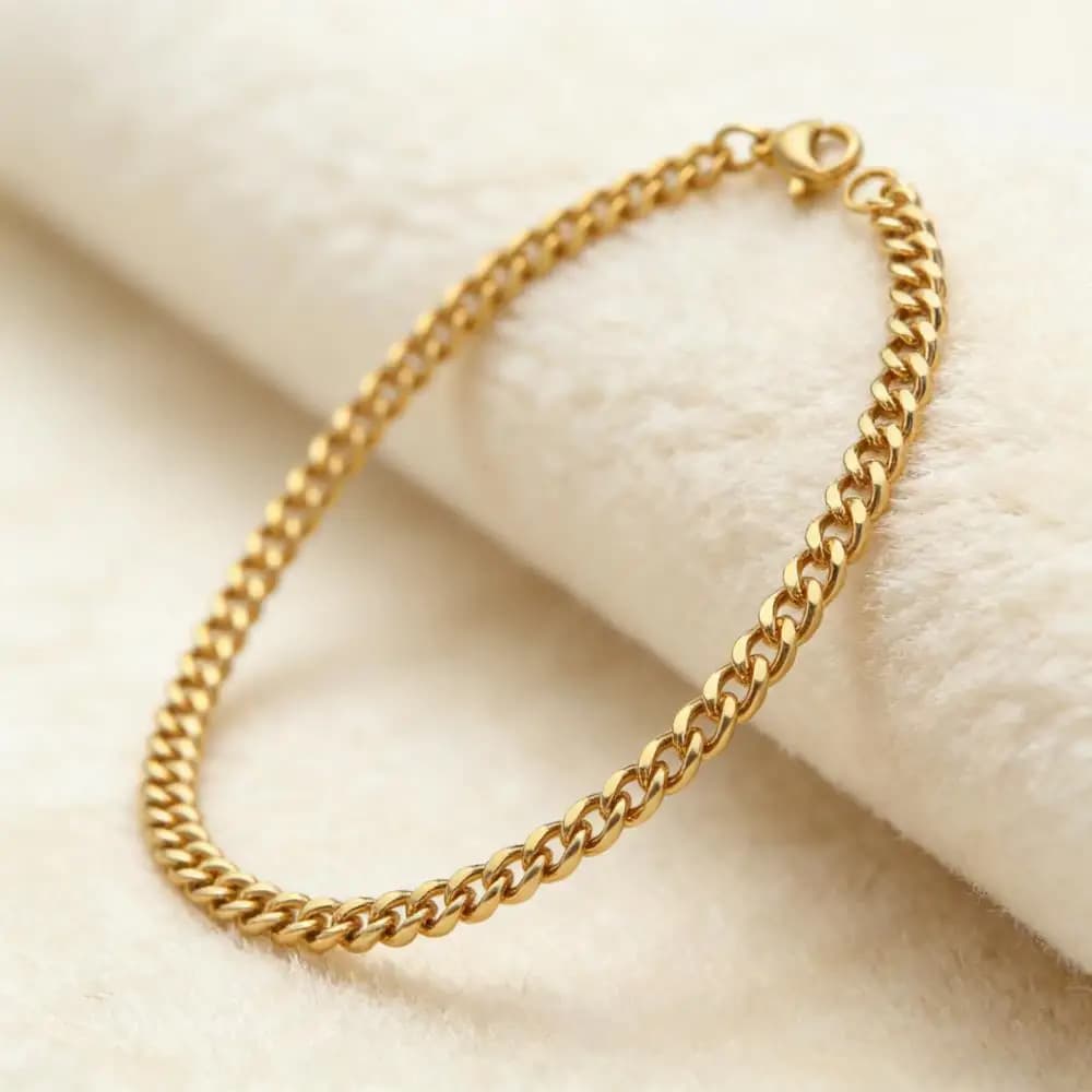 Braccialetti di coppia in acciaio inossidabile per donna e uomo, colore nero, oro, argento, catene a maglia, gioielli da polso, regalo per San Valentino