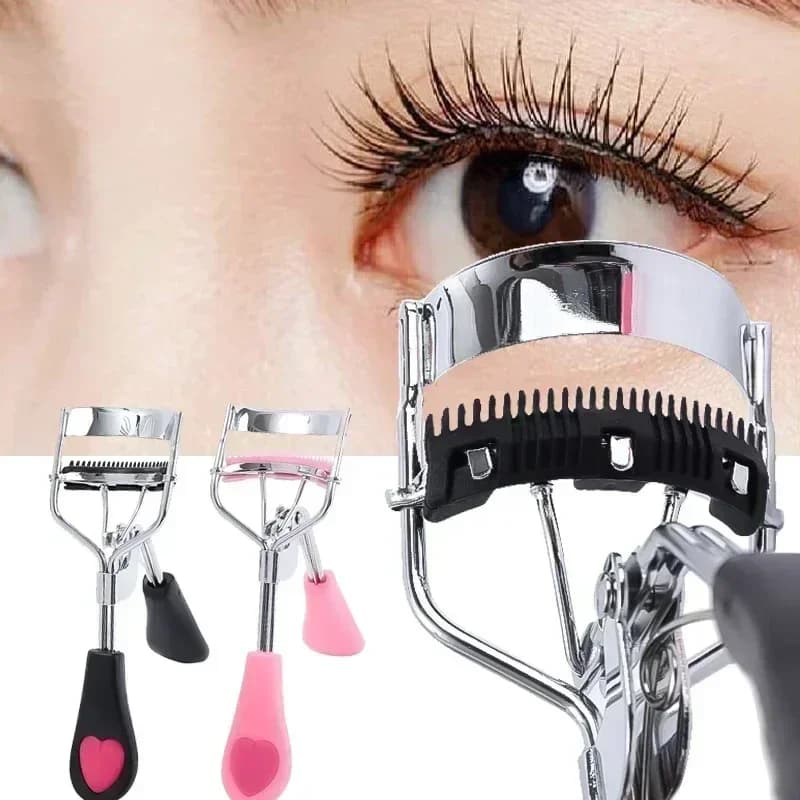 Pettine Piegaciglia Portatile Professionale Eye Lash Curle con Pettini Pinzette Curling Ciglia Clip Cosmetici Occhi Strumenti di Bellezza