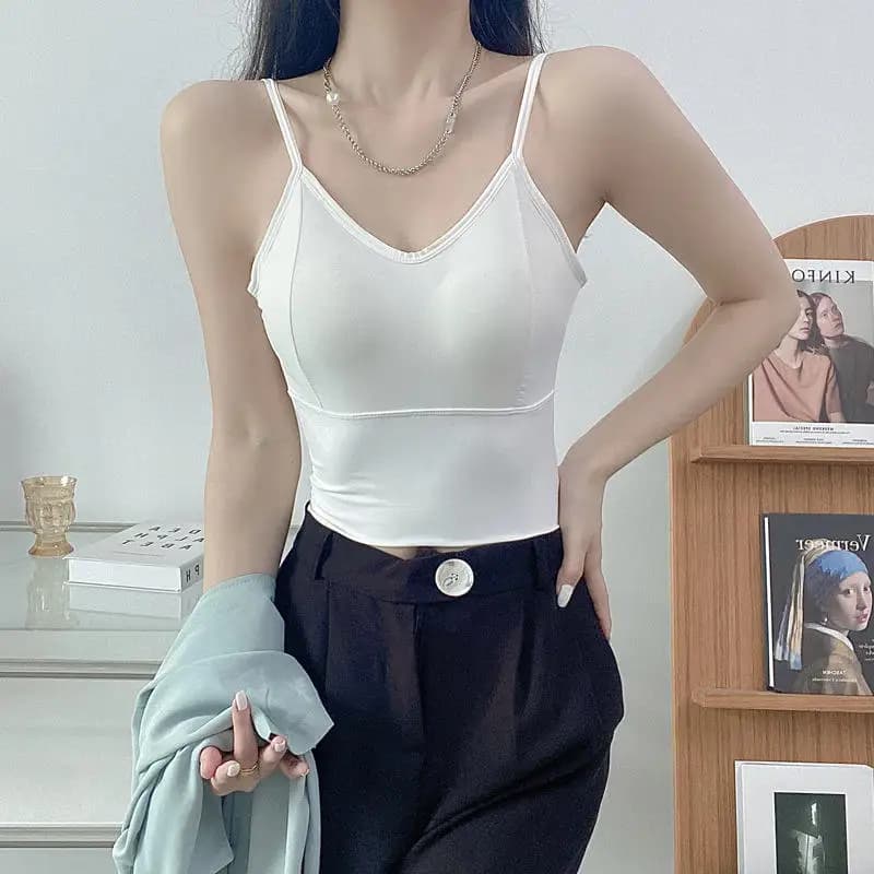 Spring Summer New Ice Silk Strapless Vest with Chest Pad Spicy Girl Wrap Chest Underwear as Outerwear Tube Top Bralette