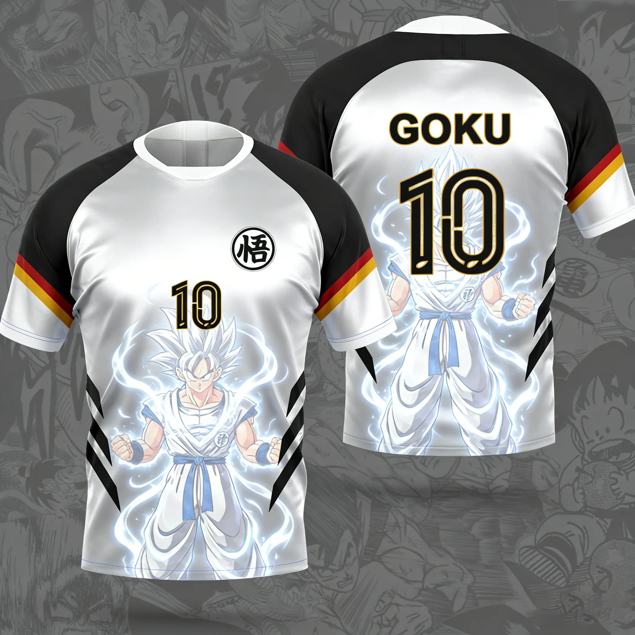 Maglia da Calcio Estiva 2026 Nuova Collezione Uomo Adulto Dragon Ball Z Stampa 3D Speciale NO.10 NO.7 T-Shirt Anime Bambino Unisex Y2k