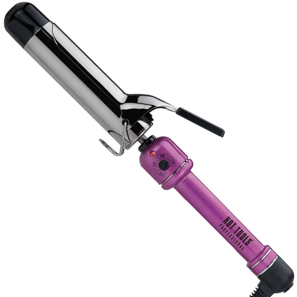 Iron Curlers in Titanium Heating Rapid 1.5 Inches with Temperature Control Variable for All Hair Types