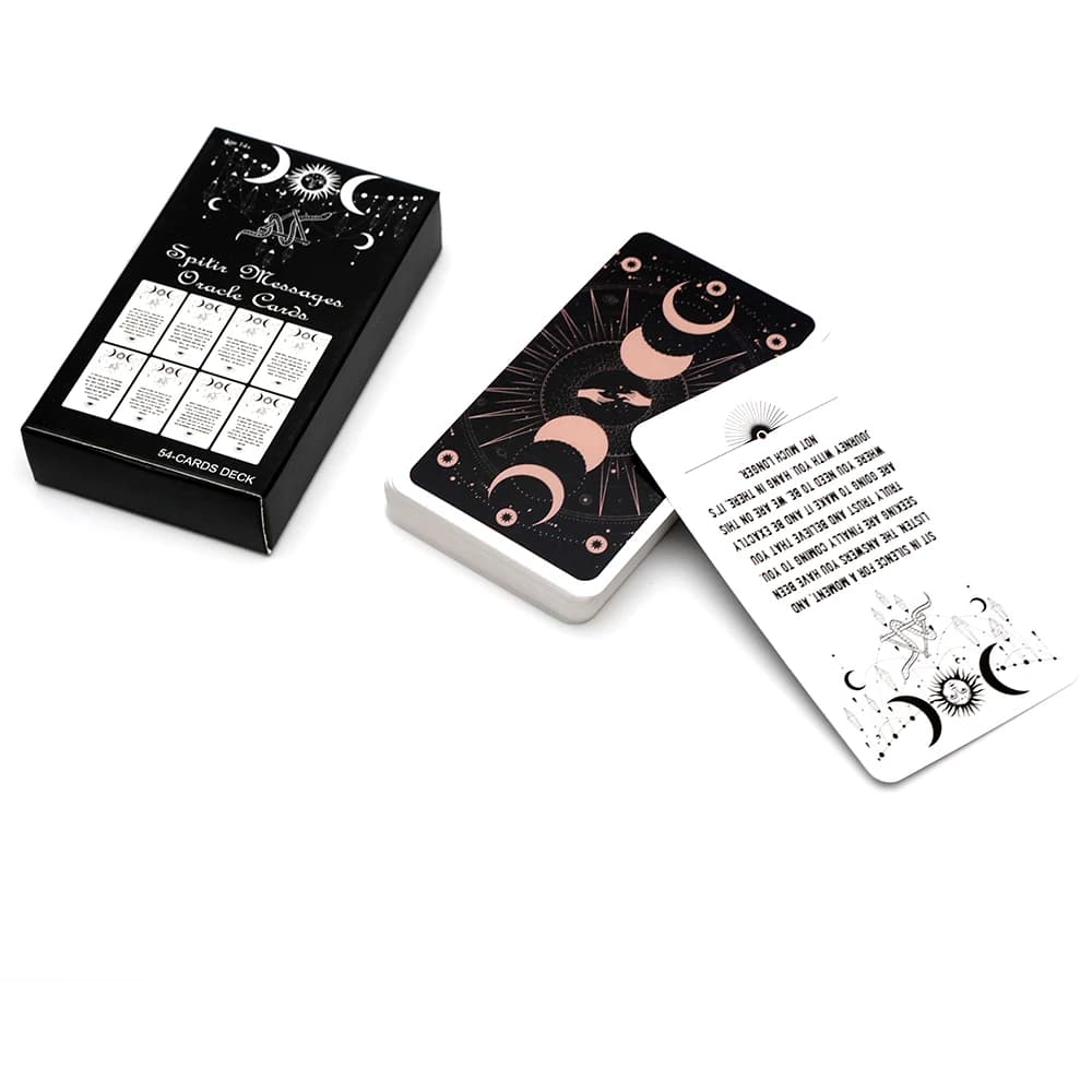 Set di mazzi di tarocchi Spilic Oracle per principianti Divinazione occulta Giochi da tavolo classici Carte dei tarocchi Spilic Oracle Toy