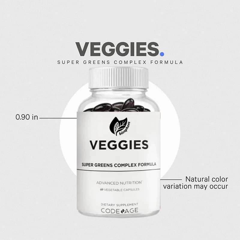 Daily vegetable vitamin supplements, complex green vitamin capsules for whole foods, fungus complex