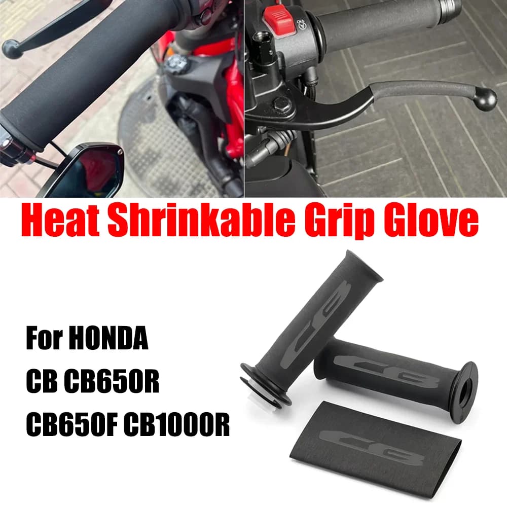 Per HONDA CB CB650R CB650F CB1000R 650R 650F 1000R RF Moto Termoretraibile antiscivolo manubrio Guanti