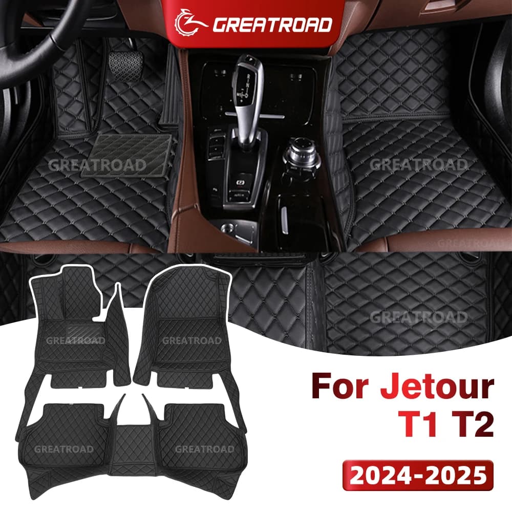 GREATROAD For Jetour T1/T2 (5/7-Seat) 2024-2025 Custom Car Floor Mat Auto Carpet Cover Interior Accessories