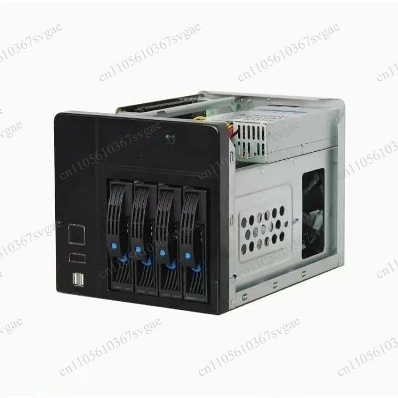 Chassis NAS-4 per archiviazione di rete (senza scheda madre, senza alimentatore), soluzione cloud per casa e ufficio online