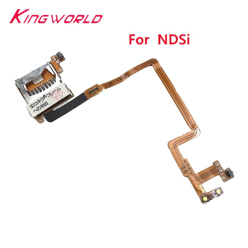 Cavo a nastro flessibile per modulo pulsante spalla L R per accessorio di ricambio per pulsante slot per lettore di schede SD DSi NDSi
