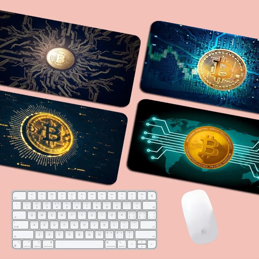 Bitcoin Mousepad Boy Pad tappetino da gioco in gomma naturale tappetino da scrivania dimensioni per Gaming World Of Tanks CS GO Zelda