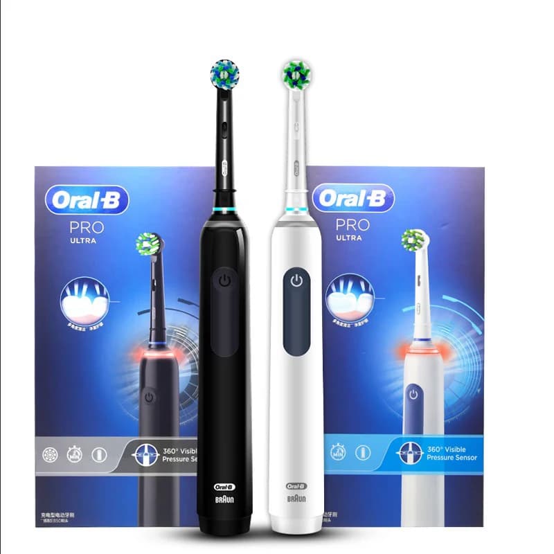 Original Oral Toothbrush B Pro Ultra Electric Pro 4 toothbrushes for the care of adult gums Intelligent Timer pressure sensor for deep cleaning