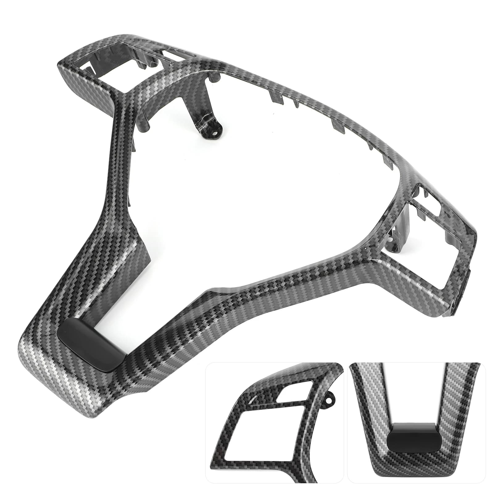 Car Steering Wheel Frame Cover Trim AMG Type Steering Car Interior For Mercedes-Benz C/E/CLA-Class C172 C218 W117 W204 2011-2014