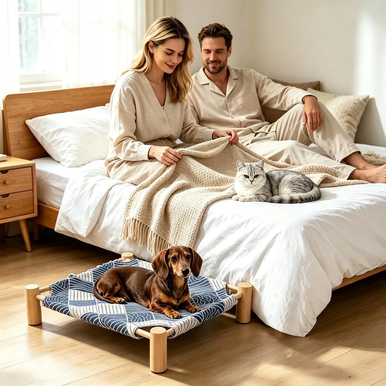 Cooling Bed For Dogs Raised Reversible Portable Breathable Washable Detachable Summer Cool Cot For Puppy Home Cage Crate Kennel
