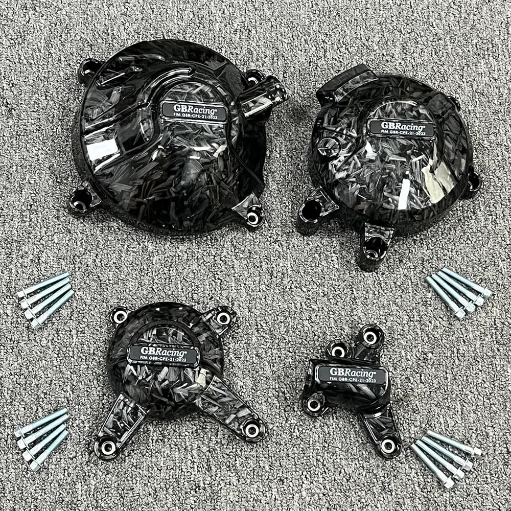 Per YAMAHA MT-09, FZ-09, Tracer & Scrambler 2014-2020 XSR900 2015-2020 Coperture protettive per moto Texture forgiata