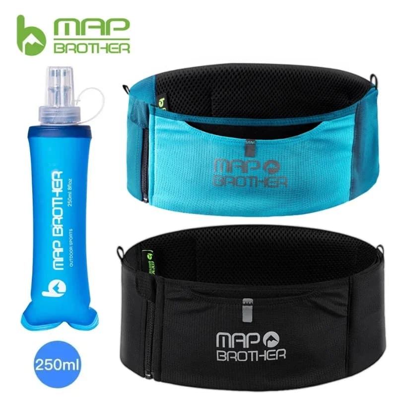 MAP BROTHER W1003 Multifunctional Sports Waist Pack Lightweight Running Travel Fanny Pack Zipper Pocket Key Wallet