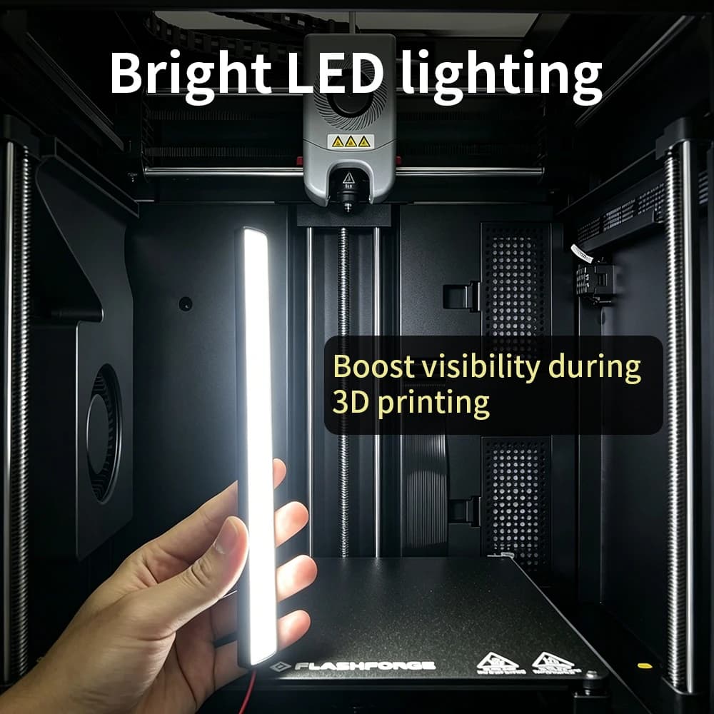 For Flashforge AD5X/Adventurer 5M/5M Pro LED upgraded magnetic super bright light strip 24V 4.8W LED module kit 3D printer kit