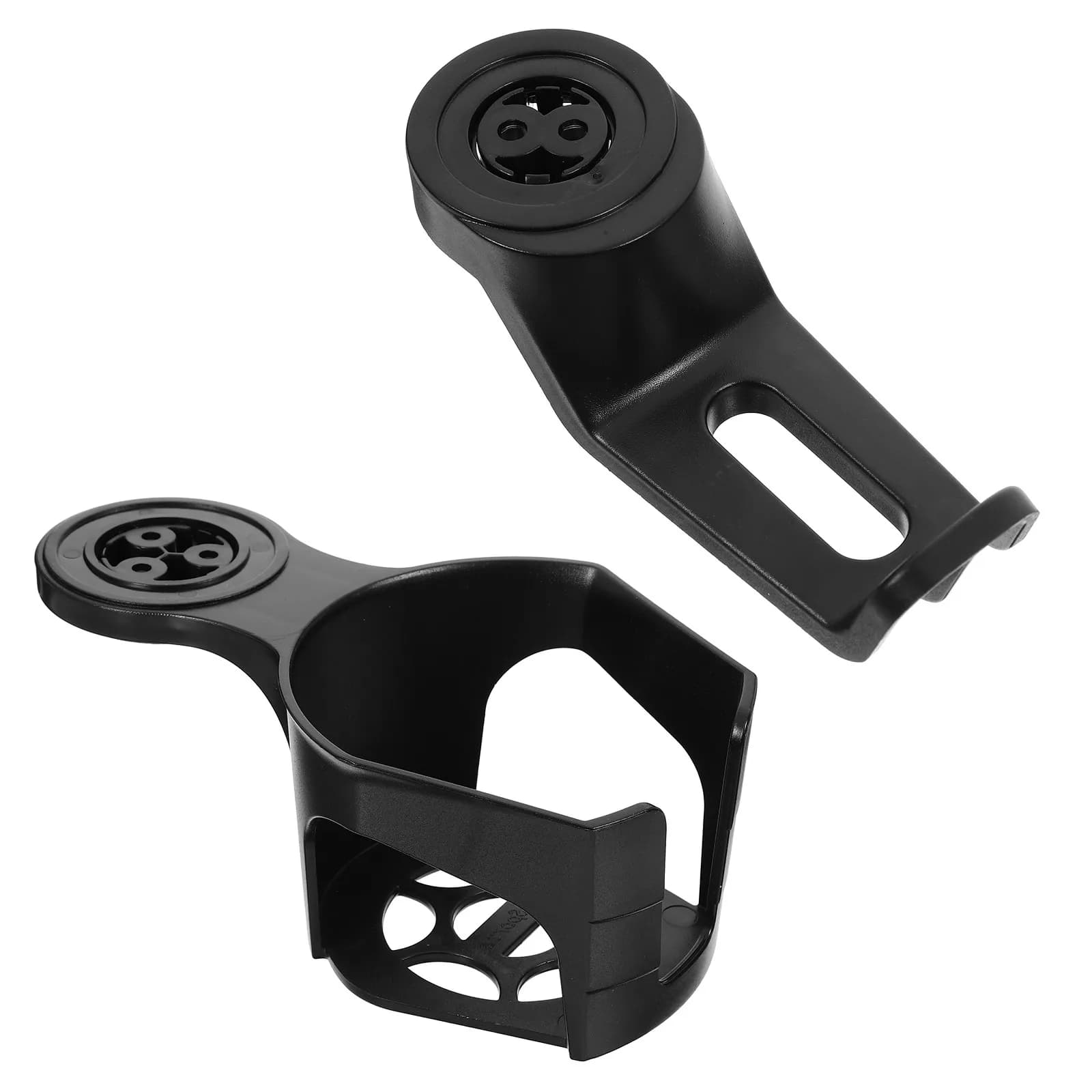 2 Pezzi Supporto Girevole a 360 Gradi per Tazza e Cuffie, da Scrivania, con Morsetto, Accessori per Gaming, PC, Ufficio, Organizzazione Spazi
