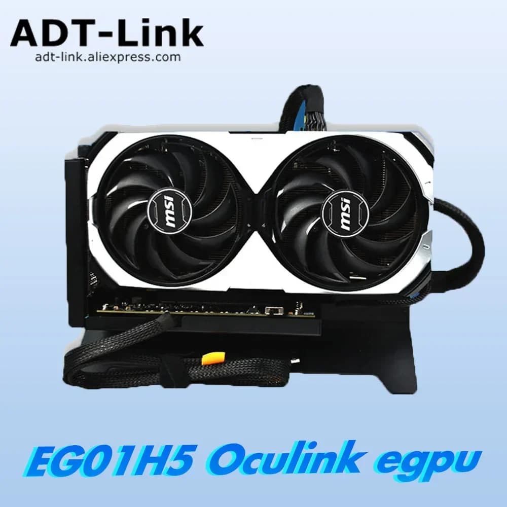 EG01H5 interfaccia eGPU Oculink verticale 550W 800W 8P supporto per Docking Station grafica Thinkbook AMD NVIDIA 4060 scheda grafica