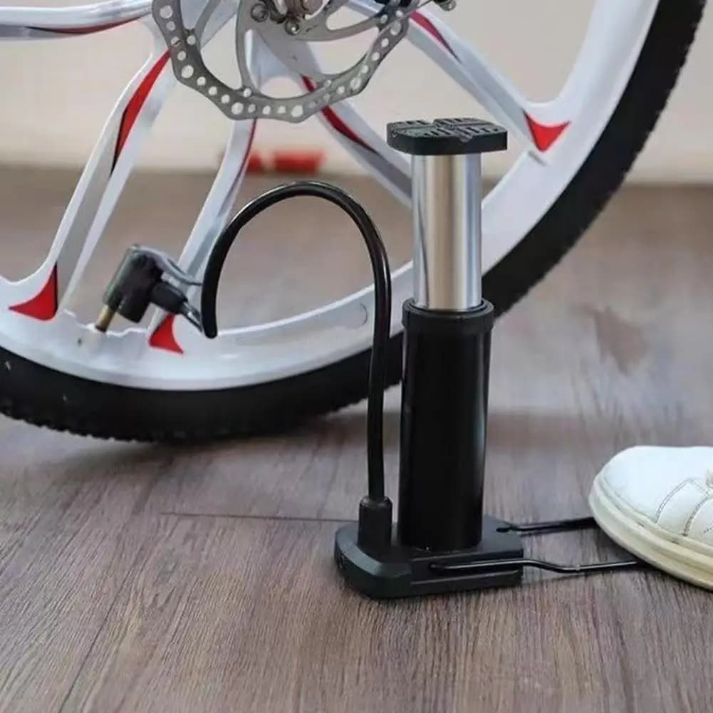 Pompa ad aria per bicicletta con pedale, pompa ad alta pressione, gonfiatore universale per pneumatici MTB, accessori per gonfiaggio a pedale per bici da casa, vendita all'ingrosso